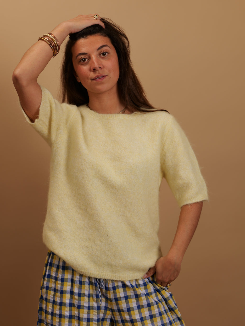 Pull Bianca jaune