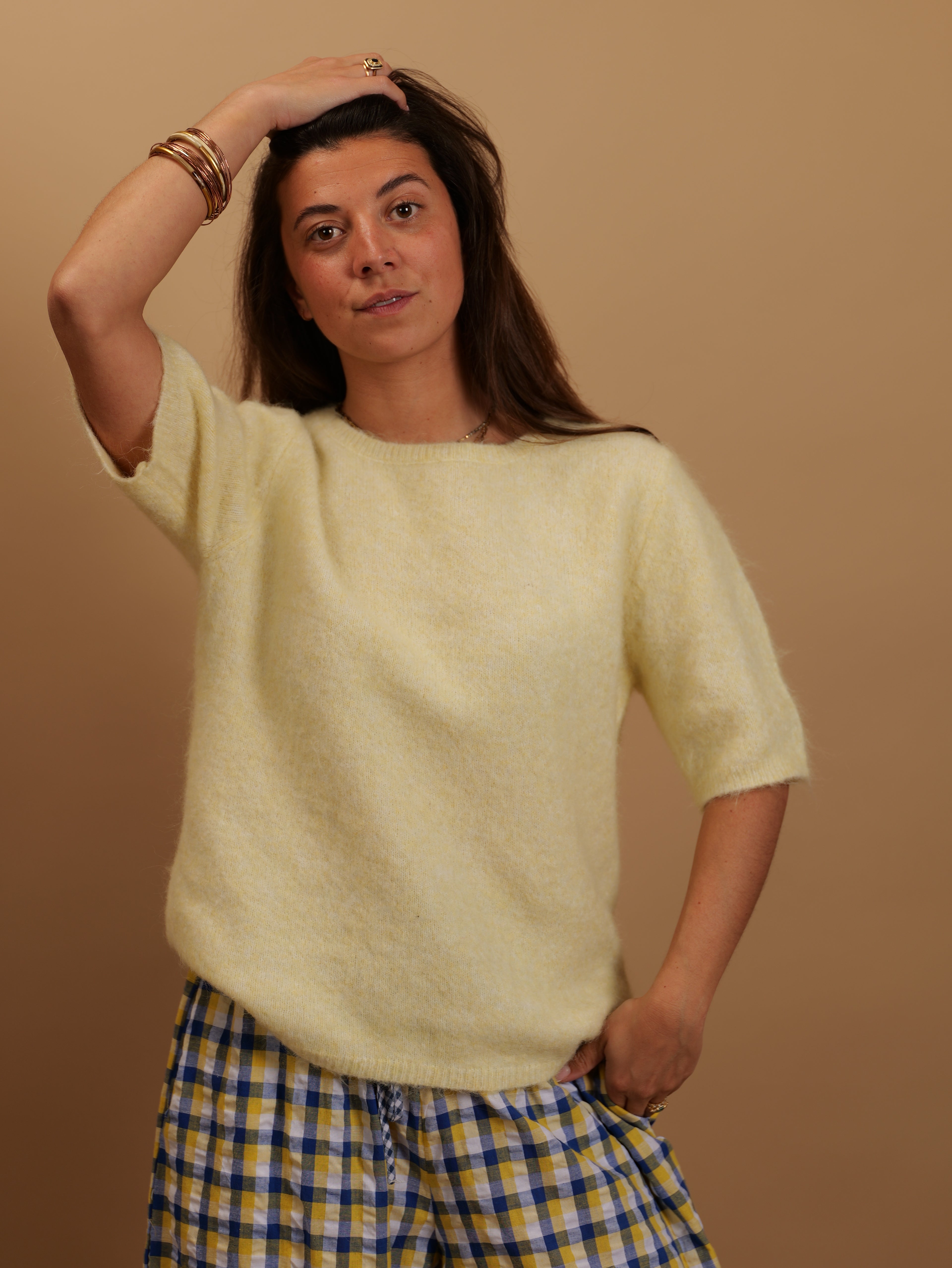 Pull Bianca jaune