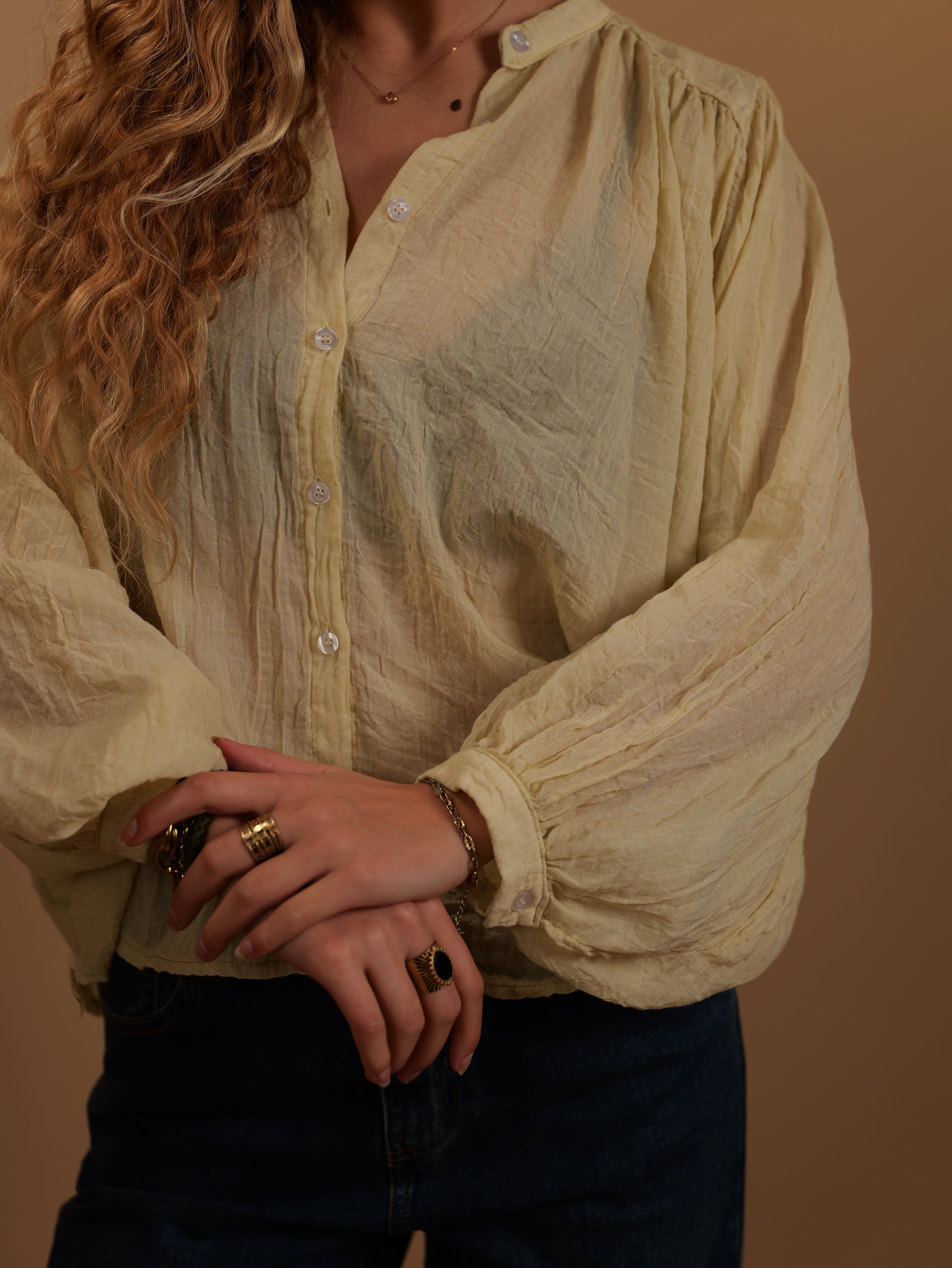 Chemise Jeanne anis