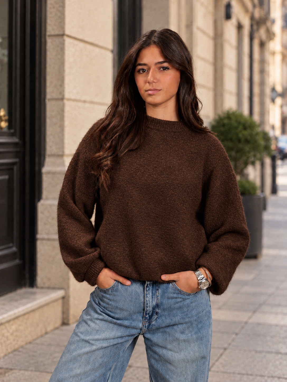 Pull Filou marron